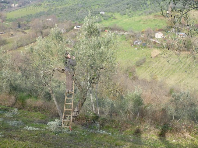 christina toughing it out